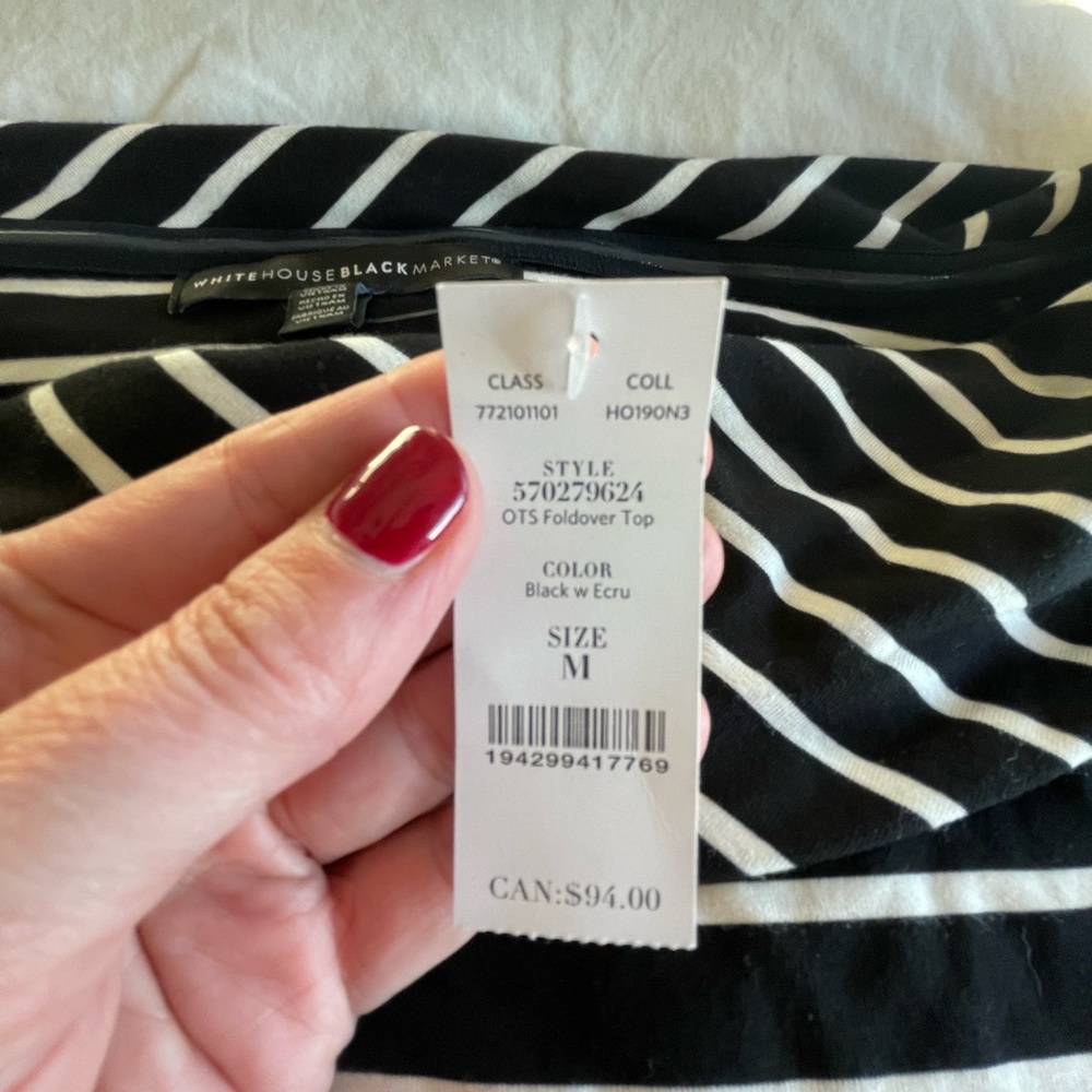 NWT White House Black Market top. Not my size
